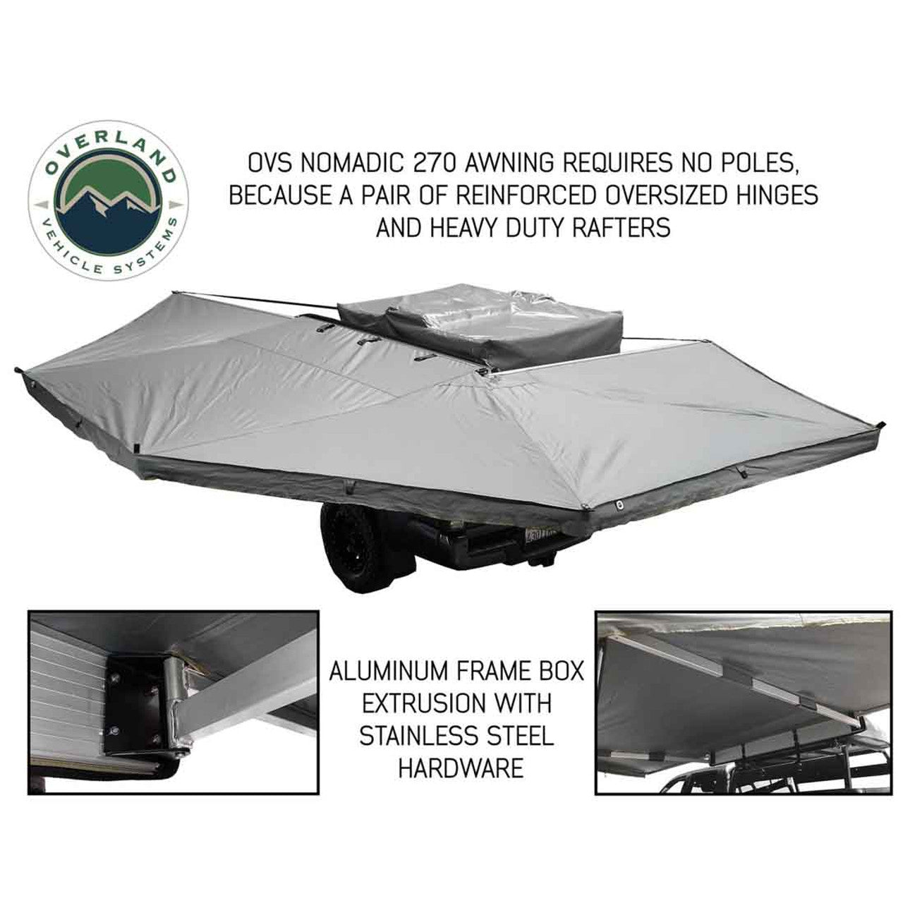 HD Nomadic 270 Degree Awning - Driver Side