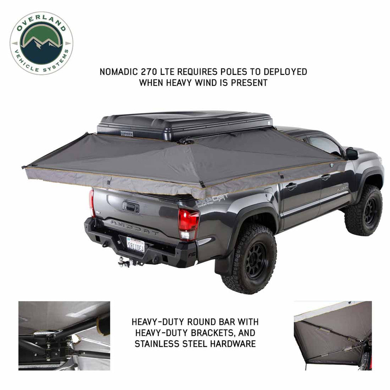 HD Nomadic 270 LTE Awning - Passenger Side
