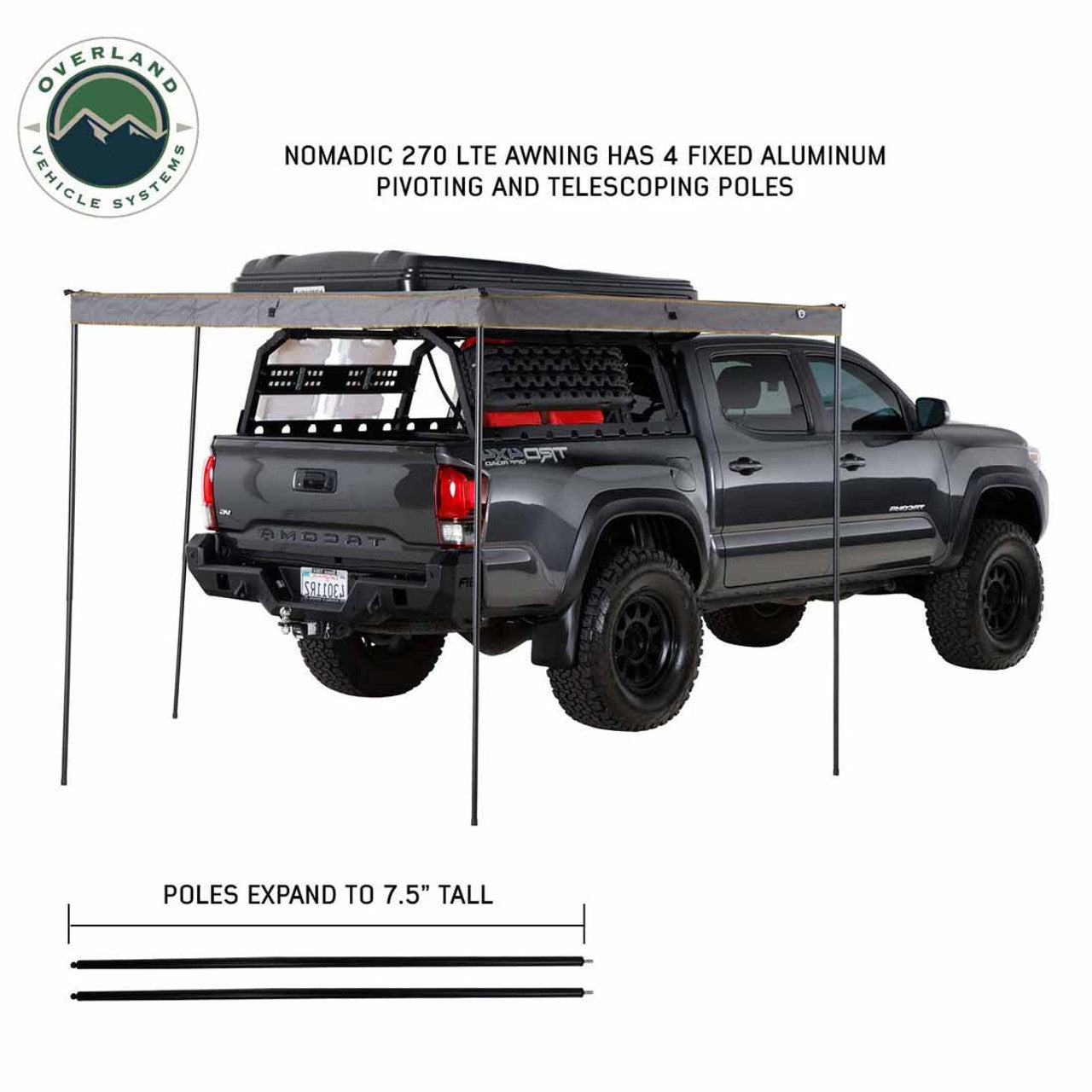 HD Nomadic 270 LTE Awning - Passenger Side